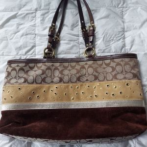 **Sold Elsewhere** Coach Signature Shoulder Bag